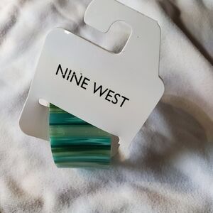 Nine West Green Striped Bracelet
